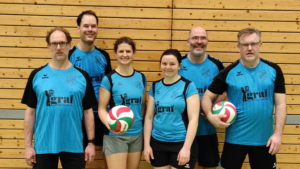 Die Volleyballer beim Spieltag in Dornhan