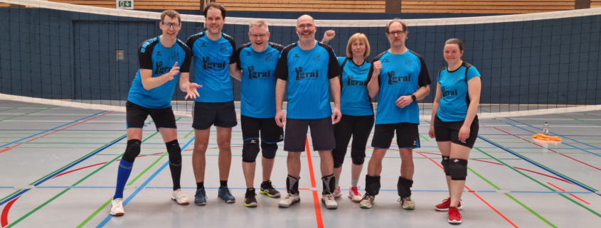 Die erfolgreichen Volleyballer beim Saisonfinale am 22. März 2026 in Ergenzingen